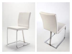 Linea, Moderner Stuhl, original auf Kufen, fr Wohnzwecke
