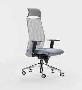 LINK, Bürostuhl, Stretch-Mesh- Rückenlehne, komfortabel und individuell gestaltbare