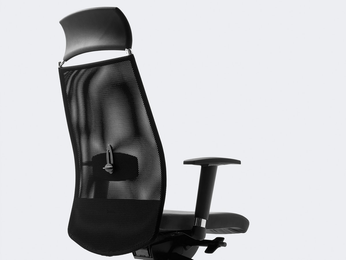 LINK, Bürostuhl, Stretch-Mesh- Rückenlehne, komfortabel und individuell gestaltbare