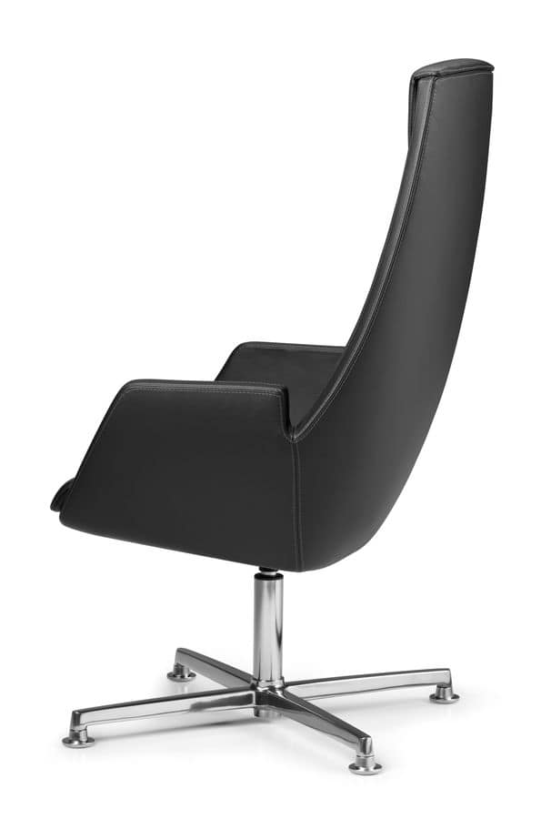 Stuhl mit Kopfstütze, Heften mit zwei Leitungen, für das Büro | IDFdesign