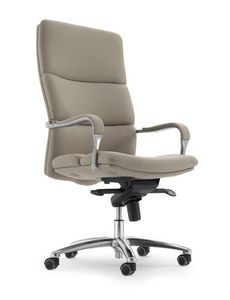 UF 577 / A, Stuhl mit Rollen für Büro, der gepolsterte Sitz