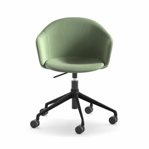 Máni Armshell fabric HO, Home-Office-Sessel mit höhenverstellbarem Untergestell