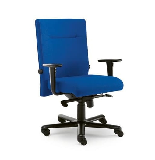 Non Stop task 24hc 51100, Squared Stuhl aus Stoff, für das Büro