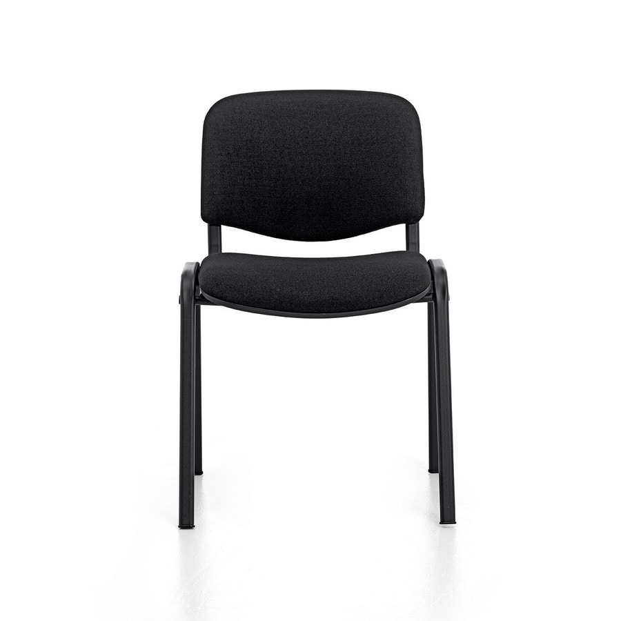 Leo Soft, Gepolsterte Büro einfachen Stuhl, Metallsockel