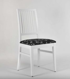320, Lackierter Stuhl mit gepolsterter Sitzflche