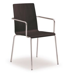 PL 509, Stapelbarer Stuhl mit Holzschale