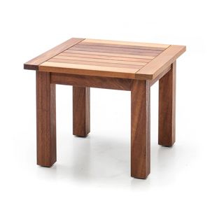 Beistelltisch IS, Quadratischer Couchtisch aus Irokoholz, f�r den Au�enbereich