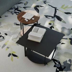 ICS quadriert, Eleganter Tisch mit Quadratplatte, aus Holz und Metall