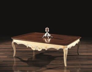 PATRIK couchtisch 8683T, Dekorative kleinen Tisch, in Holz, mit klassischen Stil