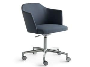 Axel 80 SW/FU, Sessel auf Rollen für Büro