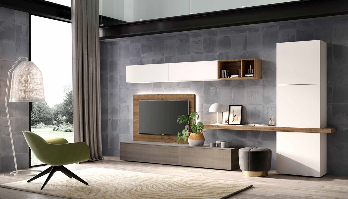 Wohnzimmermöbel mit geradlinigem Design   IDFdesign