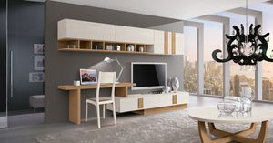 Art. 920, Wohnzimmermöbel mit Massivholz-Schreibtischplatte