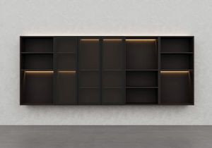 Climb Day 04, Wandm�bel f�r Wohnzimmer, mit LED-Leuchten