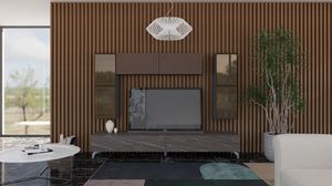 Living 14.2, Wohnzimmerm�bel mit H�ngevitrinen