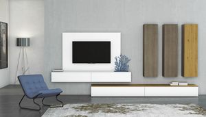 Tetris T111, Komposition für Wohnzimmer, mit TV-Ständer