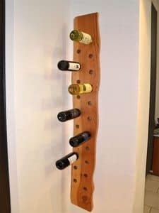 Portavini, Holz-Flaschenhalter f�r Bar, moderne Weinregal f�r H�user