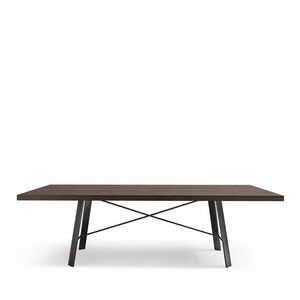 Hermitage tisch, Rechteckiger Tisch aus Holz fr moderne Esszimmer geeignet