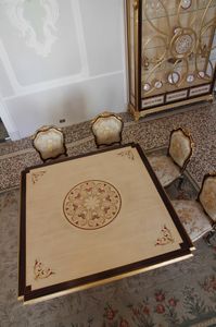 Nobile Tisch, Esstisch mit eingelegter Platte