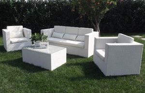 Acapulco set, Lounge im Freien im synthetischen Rattan