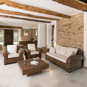 Ambassador set, Sofas mit gewebten Naturfasern von Banano