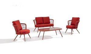Art. 1834 Maratea Sofa, Outdoor -Set mit Sofa, Sesseln und Couchtisch