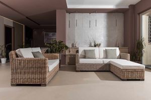 Cayman set, Terrasse und Garden Lounge Set im natrlichen Rattan