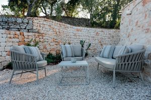 FRIDA, Gartenm�bel mit Sofa und Sessel aus Gummigeflecht