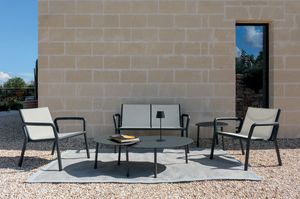 LIMA, Sofa und Sessel f�r den Au�enbereich aus Aluminium und Textilene