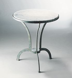 ARCHI GF4013TA-RO, Outdoor-Tisch aus Stahl mit Marmorplatte