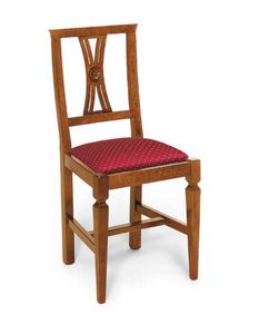 Art. 123, Klassischer Stuhl mit gepolsterter Sitzflche