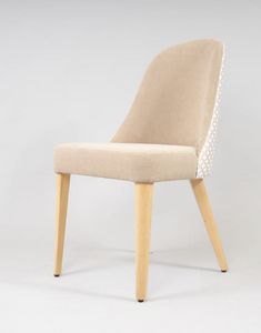 BS438S - Stuhl, Gepolsterter Stuhl im zeitgenössischen Stil