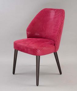 BS476A - Stuhl, Gepolsterter Stuhl mit gepolsterter Rckenlehne