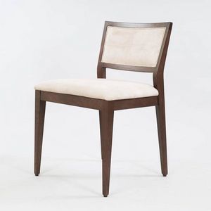 BS513S - Stuhl, Gepolsterter Holzstuhl