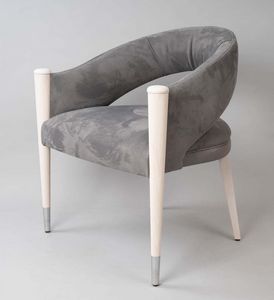 BS604A - Stuhl, Stuhl mit Nubuk bezogen