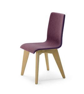 CG 858030, Gepolsterter Stuhl aus Holz