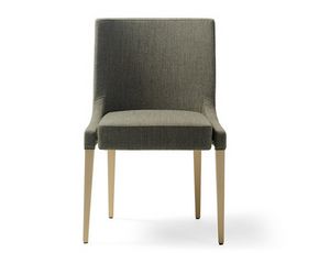 Monna-S, Gepolsterter Stuhl aus Holz fr den Objektbereich