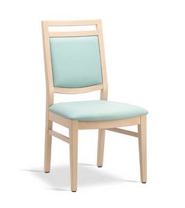 Pina, Stuhl ohne Kanten, ideal für Kliniken und Seniorenresidenzen