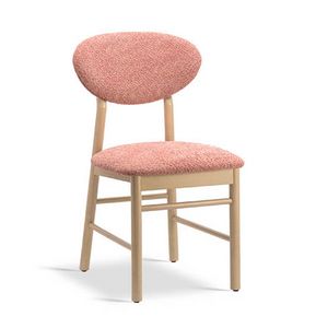 Pipe, Stuhl mit zylindrischen Beinen aus Buchenholz