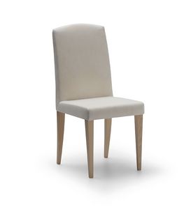 Stuhl Coco 095, Gepolsterter Stuhl mit hoher Rckenlehne