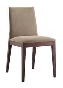 Mary, Stuhl mit klarem Design für Esszimmer