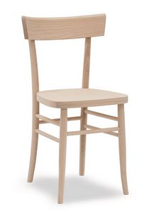 317, Stuhl aus massivem Buchenholz