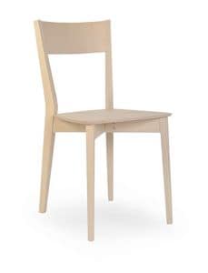 Alice, Stuhl aus massiver Eiche, wesentliche Stil