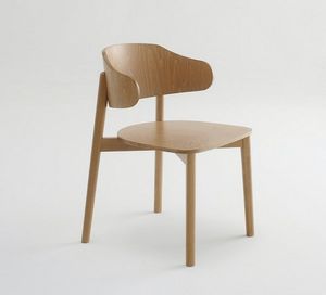 Marie, Holzstuhl im modernen Design