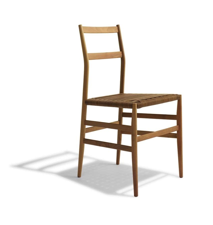 Stuhl aus Holz, Stroh, für Tavernen IDFdesign