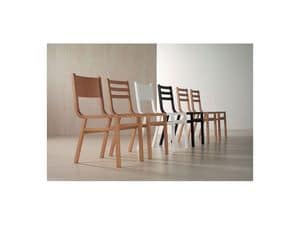 SLIM/ST, Stuhl voll fr Kchen aus Holz, hergestellt