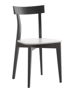 Viola, Stuhl zweifarbigen Oberfläche, für Haus und Restaurant