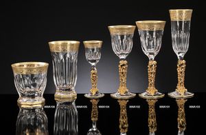 COSTE glassware, Luxuriser Kristall und reines Goldglas