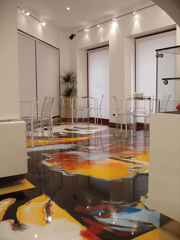 Artistic resin floors 2, Harzboden, für Geschäfte und Bars