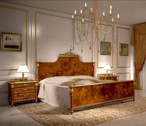 Art. 2086, Klassisches Bett aus Eschenholz