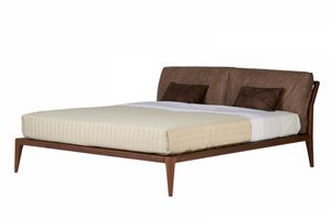 Indigo Bett, Bett mit einem sauberen Design